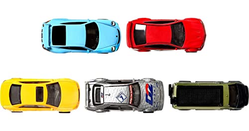 Hot Wheels Premium Car Culture Deutschland Design Container Set, 5-Pack Of German 1:64 Scale Vehicles, New & Vintage, Gift For Adult Collectors #TOP3