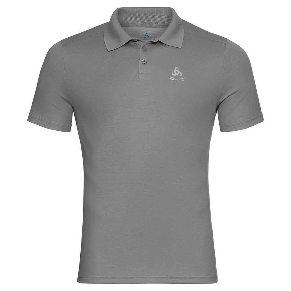 Odlo Men's F-Dry Polo Shirt, odlo Steel Grey, XL