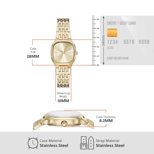 Montre femme Skagen en acier pour sublimer vos tenues de bureau et de soirée - 5