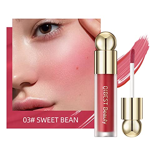 3Pcs Soft Cream Blush Makeup,Liquid Blush For Cheeks, Weightless, Long-Wearing, Smudge Proof, Natural-Looking, Dewy Finish, Skin Tint Blush Makeup(#3,#4,#5) #TOP1