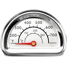  Hisencn G351-0076-W1 Temp Gauge ، ميزان الحرارة ، استبدال مؤشر الحرارة لموديلات شواء الغاز من Charbroil و Kenmore مقياس درجة الحرارة من الفولاذ المقاوم للصدأ T00473 1PK 