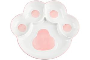 Ceramic Cat Paw Relish Tray - The Perfect Dish for Serving Snacks, Candy, and More!