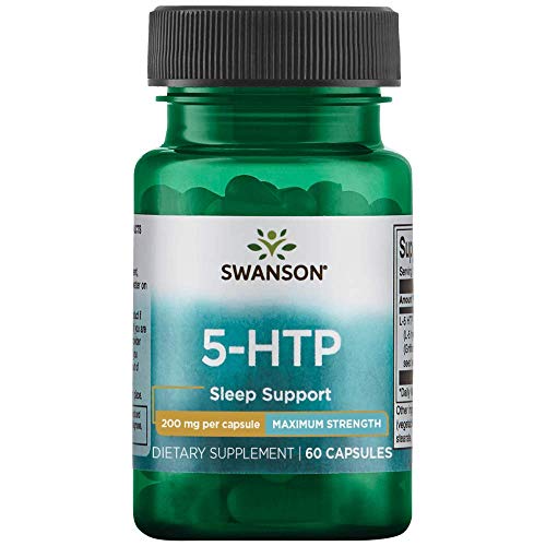 Swanson Amino Acid Maximum Strength 5-Htp 200 Milligrams 60 Veg Capsules