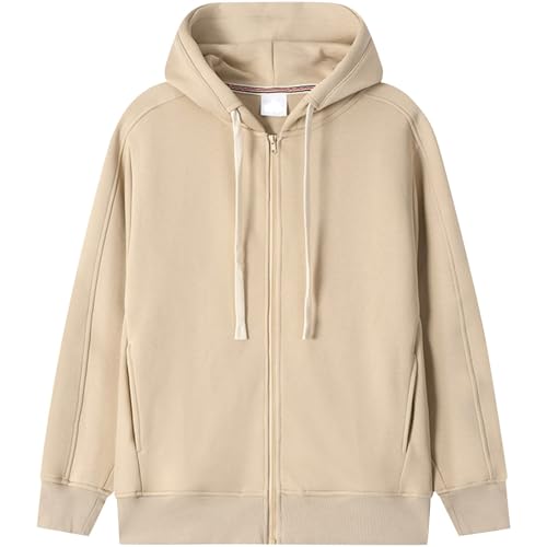 Sweat à capuche homme veste zippée manches longues style sport