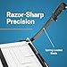 PrintFinish Paper Trimmer 10 to 12 Sheet Capacity, Good for Office, School or Business, Max Cutting Size 14.9 x 11.8in