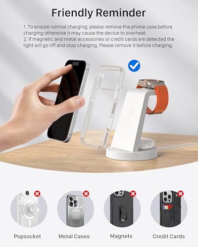 Anlmz 3-in-1 Qi Charging Station (iPhone, Watch, AirPods) — view 6