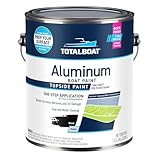 TotalBoat Aluminum Boat Paint for Canoes, Bass Boats, Dinghies, Duck Boats, Jon Boats and Pontoons (Black, Gallon)