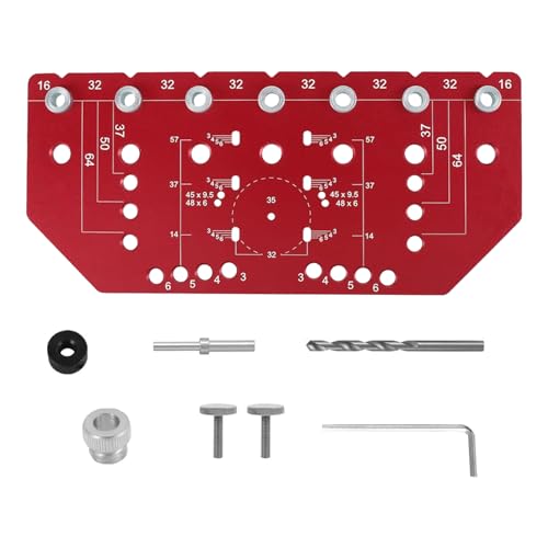 キャビネットヒンジ取付用ジグ - ドア位置決め用クランプツール,キャビネット用治具 | プロフェッショナルから初心者、家庭用業務用、木工DIY改良に
