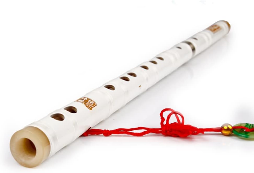 篠笛 古典調 六本調子(七穴) 金箔装飾付き 竹製 篠笛 七ッ 獅子田 竹渓