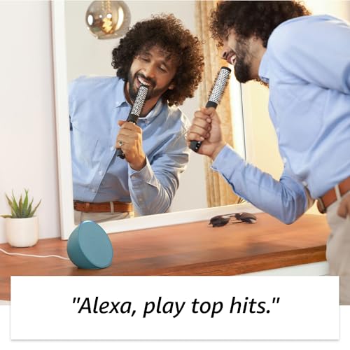 Image of Amazon Echo Pop (White) Smart Home Speaker Combo with Wipro 12W Simple Setup Smart Bulb | with Bluetooth and Alexa