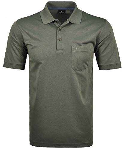 RAGMAN Herren RAGMAN Kurzarm Softknit Poloshirt 46, Tuerkis/gruen-341 Cover