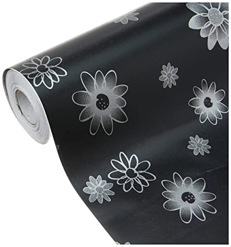 Plastico Adesivo Fantasia Floral 05 45cmx10m 80mic Rolo