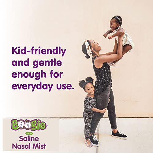 Boogie Mist Sterile Saline Nasal Spray, Allergy Relief, Unscented, 3.1 Ounce #TOP4