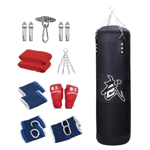Sac de frappe de boxe remplissable et sac suspendu vide pour MMA et kickboxing
