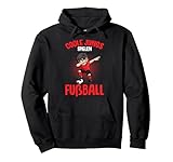 ragazzi cool giocare calcio calciatore ragazzi bambini felpa con cappuccio