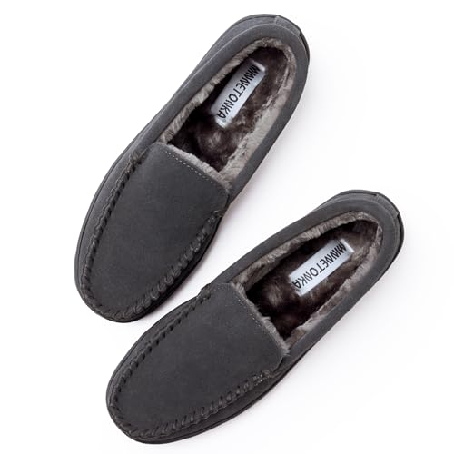 Image of Minnetonka Men's Pile Lined Hardsole Slipper