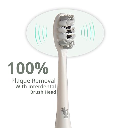 Image of Prime Pick Electric Toothbrush with 3 Brush Heads, 5 Cleaning Modes, Fast Wireless Charging, IPX7 Waterproof - for Adults & Kids (Black)