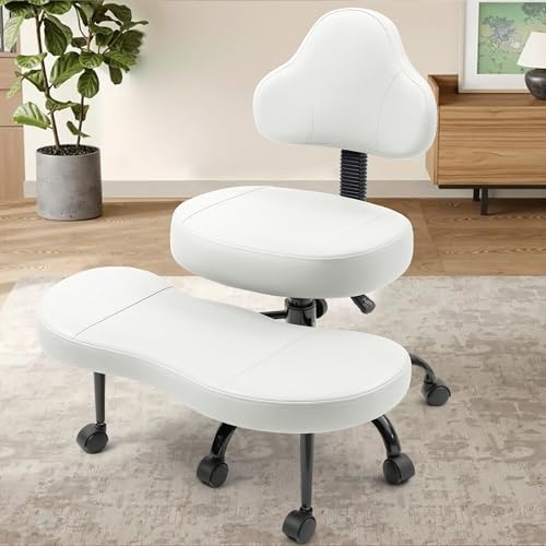 AtHope Cross Legged Office Chair, Criss Cross Desk Chair...
