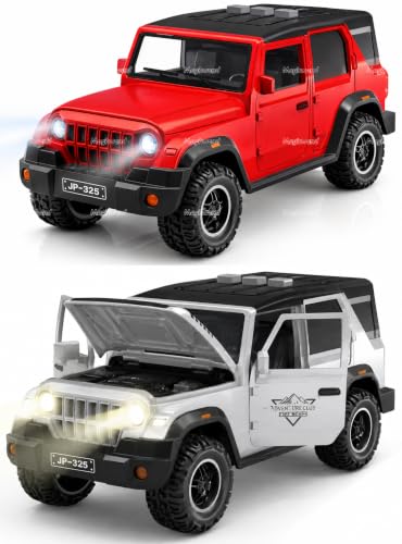 Image of Magicwand 1:36 Scale Die-Cast Plastic Thar Roxx with Openable Doors & Pull Back Action & Smoke Effect【Pack of 1】