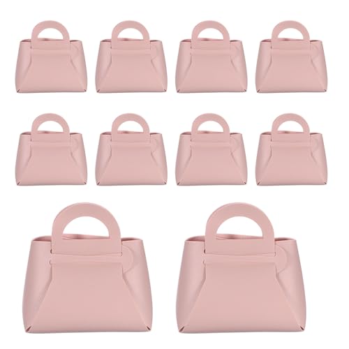 Boîtes cadeaux en cuir rose uxcell pour emballages réutilisables