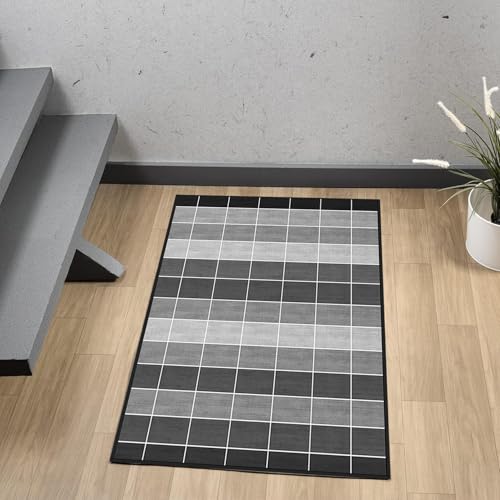 Alfombras para pasillos largos evitan resbalones con base de goma estable 3