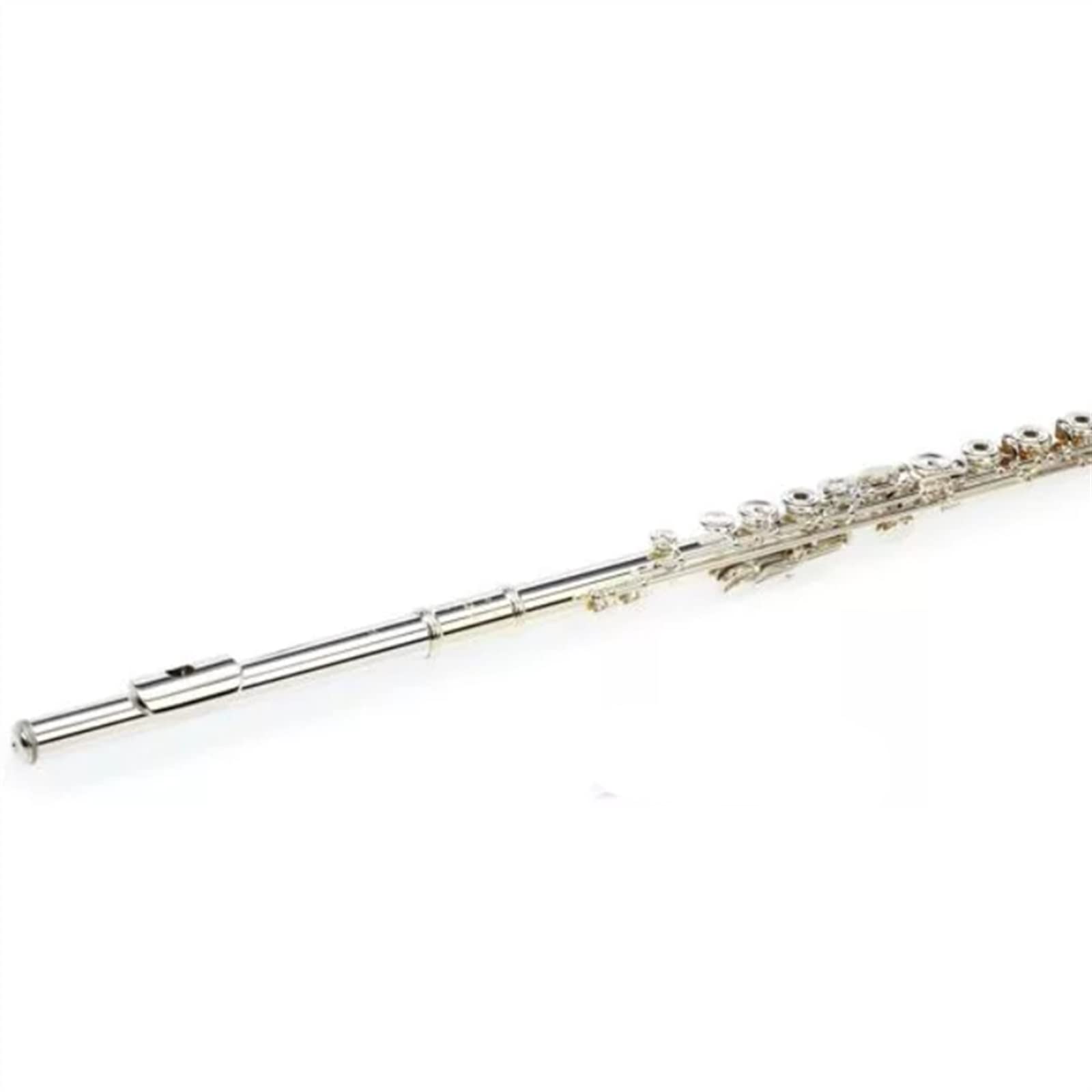 Flöteninstrument Sterling Silber Kopfstück Querflöte B Fußstück Versatz G Klappensystem Geteilte E-Mechanik Anfängerflöte Professionelles Querflöten