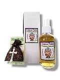 7 African Powers Perfume with Pheromones & Amulet for Rituals & Magic - Perfume Con Feromonas & Amuleto, Siete Potencias Africanas, Para Rituales Y Magia.