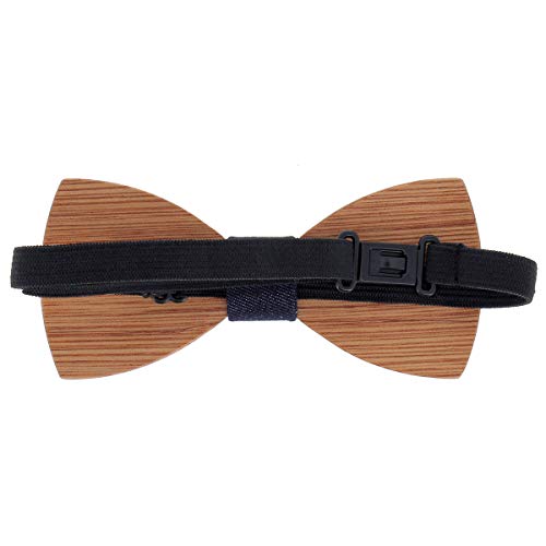 SHIPITNOW 5 pezzi - Papillon in Legno e Denim