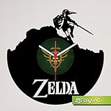  gravinci. de vinilos de Pared Reloj Zelda