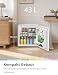 Comfee 43L Mini Kühlschrank, EEK D, 35 dB, 64 kWh/Jahr,Inverter‑Kompressor