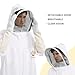 Bee Suit for Men Women Sting Proof, Polycotton Beekeeping Suits Beekeeper Costume&with Glove &Ventilated Hood, Bee Outfit for Backyard and Beekeeping (XL)