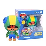 P.M.I. Brawl Stars Action Figure | 4.5' Collectible Toy with Movable Arms & Legs | Includes Leon, Crow, Spike, or Colt (Random) | Official Licensed Merchandise for Gamers & Fans