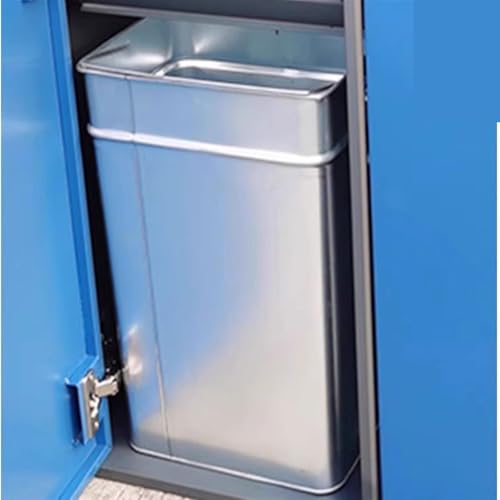 OPOBMBNGX Außenabfalleimer Kommerzieller Mülleimer Mülleimer Außenabfalleimer Edelstahl Hotellobby Vertikaler Abfalleimer Aufzugstür Außenabfalleimer Hotelmülleimer Abfalleimer – Bild 4