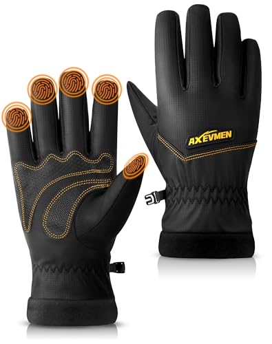 AXEVMEN Winterhandschuhe Touchscreen