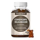 Cordyceps Gummies, Sugar Free Cordyceps Mushroom Gummies, Super Mushroom Gummies 10 Blend, Adaptogen