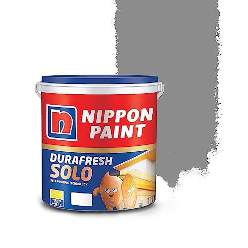 Image of Nippon Paint Durafresh Solo Exterior Emulsion Paint (Smoking Gray, 4 L)