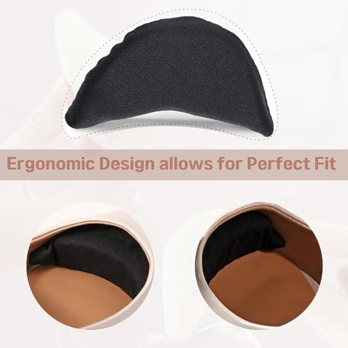 Image of Shoe Filler, Shoe Toe Inserts, Soft Sponge Toe Fillers for Shoes, 2 Pairs | Shoe Fillers for too Big Shoes, Pointed Toe Shoe Filler, Front Shoe Cushion, Toe Inserts for Heels, Boots, Sneakers