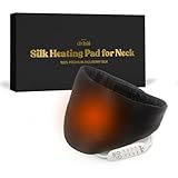 Silk Heated Neck Wrap - Electric USB Heating Pad for Neck, Shoulders, Back - 4 Heat Modes, Auto Shut-Off - Black