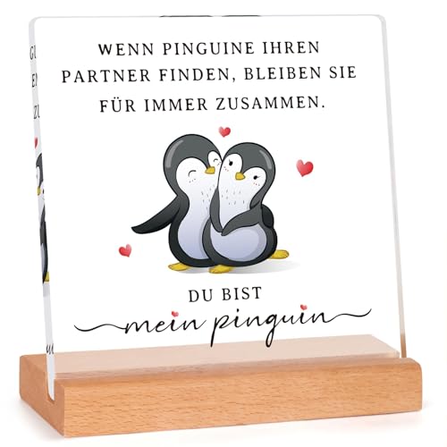 Juratar Ich Liebe Dich Geschenke für Frauen Männer, Geschenk für Paar- Holzschilder Heimat...