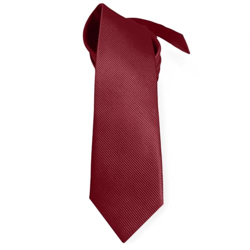 OcioDual Cravate Bordeaux Homme, Cravate Homme Moderne, Élégante Cravate à Motif Diagonal pour Costume de Mariage, Affaires, Célébrations, Événements, Fêtes, Gravatas Hommes