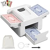 Modello Shuffling One-Press: premendo semplicemente il pulsante AUTO, il sensore intelligente del Mixer automatico delle schede rileva rapidamente le schede e si ferma automaticamente dopo la miscelazione, eliminando la necessità di tenere i pulsanti estesi come si vede su altre macchine.