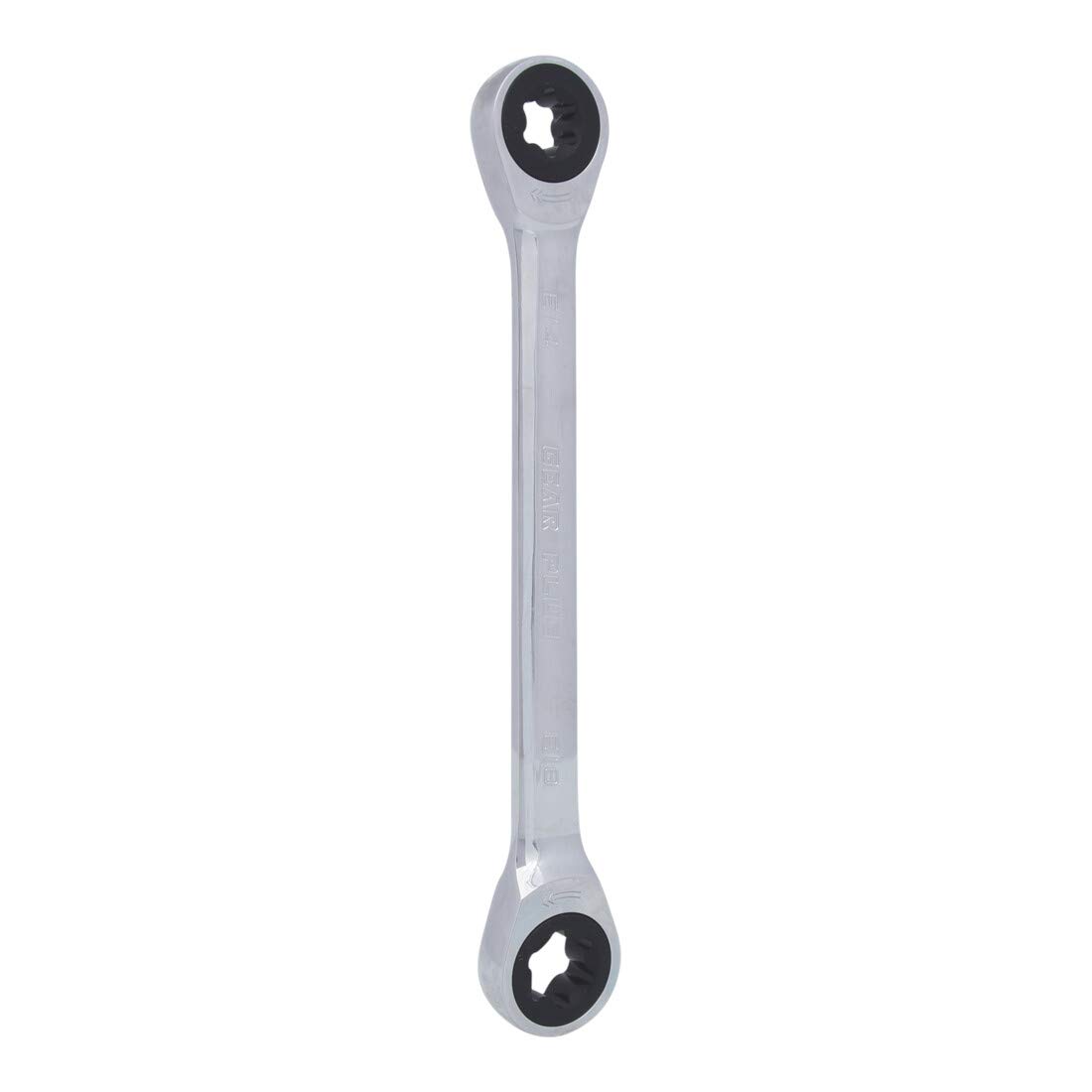 Ks Tools Silver 503.4355 E14 X E18 Gearplus Double Ring Ratchet Spanner
