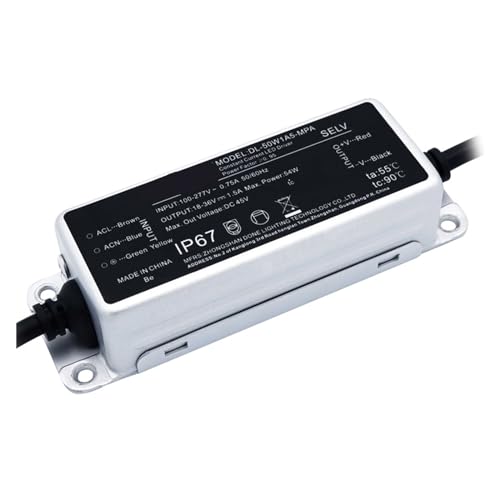 Alimentation dynamique de lampadaire étanche en Aluminium 50W - 3