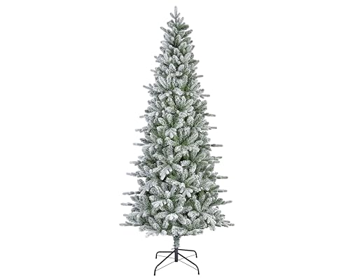 Kaemingk Lumineo Albero di Natale, verde/bianco, dia93-h180cm