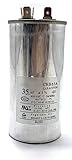synonymous Condensateur d'arrivée du moteur CBB65. Capacité: 35 µF, déviation de capacité: ± 5%, tension: 450V AC, température de fonctionnement: -40℃ ~ + 70℃. Fréquence d'alimentation AC de 50Hz 60Hz.
