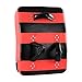 Julihai Kick Target, EVA Material Curved Striking Pad for Kickboxing, Muay Thai Training, Comfortable Grip, Ideal for Youth and Adults (Black Red)