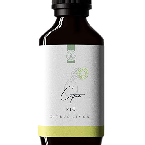 50ml Huile essentielle de Citron BIO (Citrus limon Osbeck) - Cultivée en Italie - 100% Pure, Naturelle et Biologique - Embouteillée en France Cover