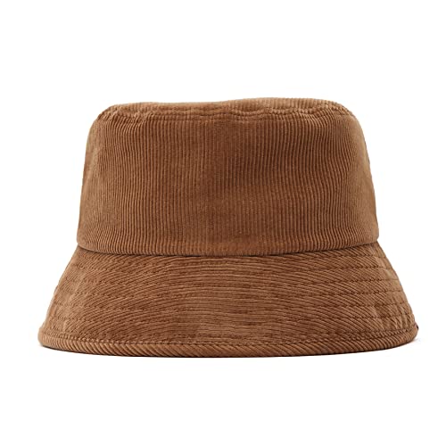Chapeau bucket hat en velours marron UNDERCONTROL - 3