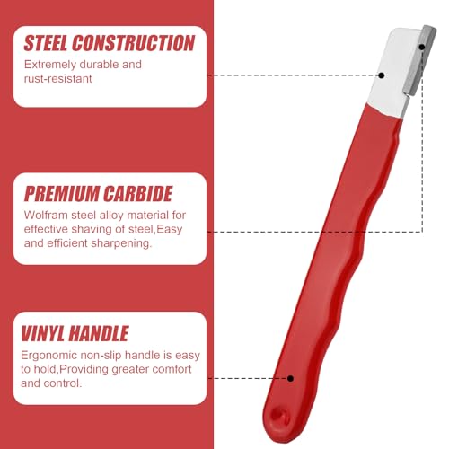 2pcs Pocket Blade Sharpener - Premium Tungsten Steel Garden Tool Sharpener for Pruning Shears, Hatchets, Scissors, Sickle, Fence Shears - Image 2