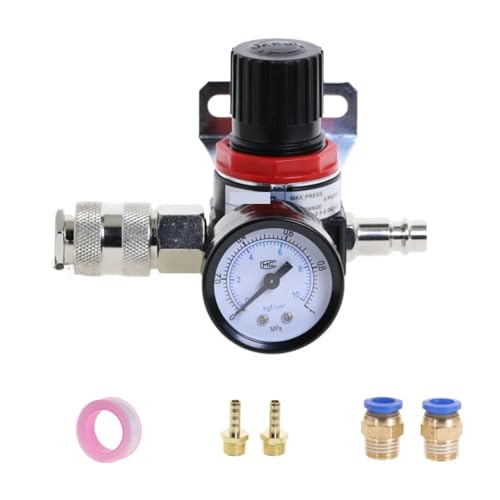 AR2000 G1/4 Régulateur de pression compresseur pour stabiliser le débit d'air